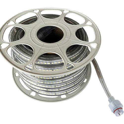 ■富士倉 LEDロープライト 片面発光 20M 増設用 白色〔品番:FRL20GW〕【5545596:0】[店頭受取不可]