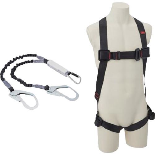 ■3M 【限定セット品】 プロテクタ フルハーネス M/Lサイズ・伸縮式ツインランヤードセット〔品番:1161649KIT4〕【5559801:0】[店頭受取不可]
