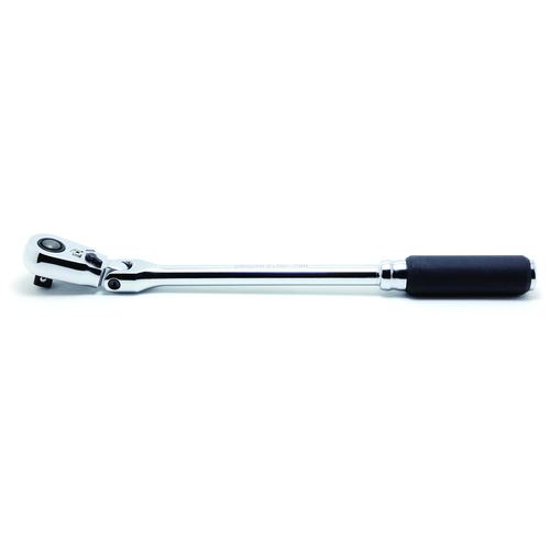 ■Ko-ken Z-EAL 3/8”(9.5mm)SQ. プッシュボタン式首振りラチェットハンドル(ロング) 全長280mm〔品番:3726ZB280〕【5561022:0】[店頭受取不可]