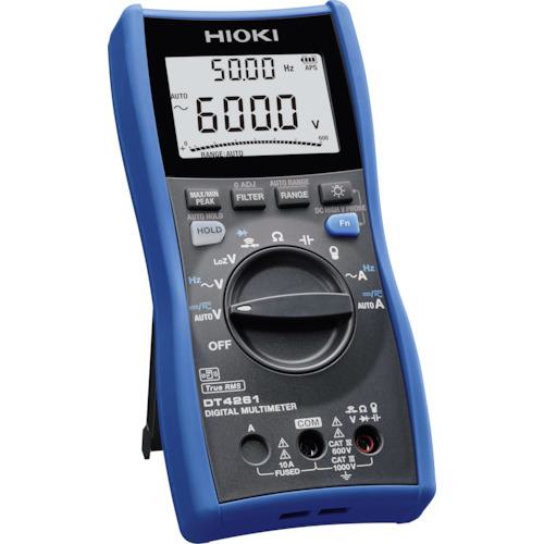 ■HIOKI デジタルマルチメータワイヤレスセット DT4261-90〔品番:DT426190〕【5568135:0】[店頭受取不可]_1