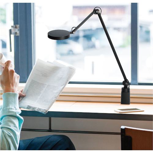 ■山田 LEDデスクライト〔品番:ZW3000B〕【5612377:0】[店頭受取不可]