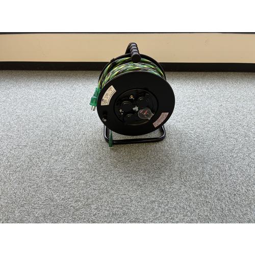 ■TRUSCO 光るドラムリール 防雨防塵型100V 温度センサー付 アース付 過負荷漏電保護兼用ブレーカー付 30m〔品番:TRHDL30M〕【5631860:0】[店頭受取不可]_6