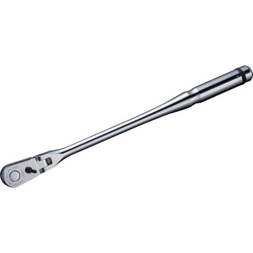 ■nepros 9.5sq.ロングフレックスラチェットハンドル〔品番:NBR390AFL〕【5631864:0】[店頭受取不可]