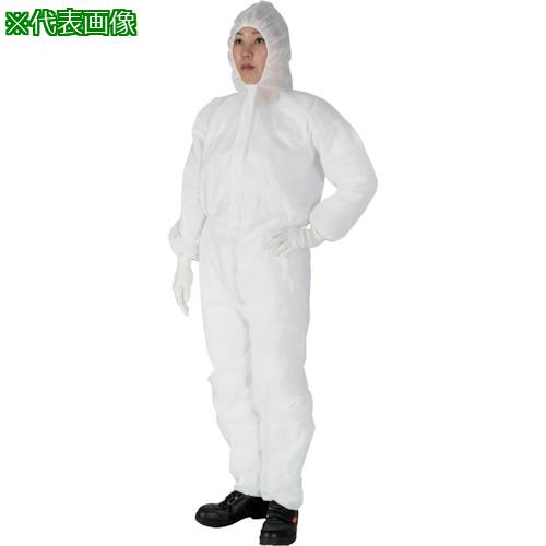 ■TRUSCO まとめ買い 不織布使い捨て保護服(1層・目付60gタイプ) Lサイズ 50着入〔品番:TSB60LA50P〕【5649620:0】[店頭受取不可]