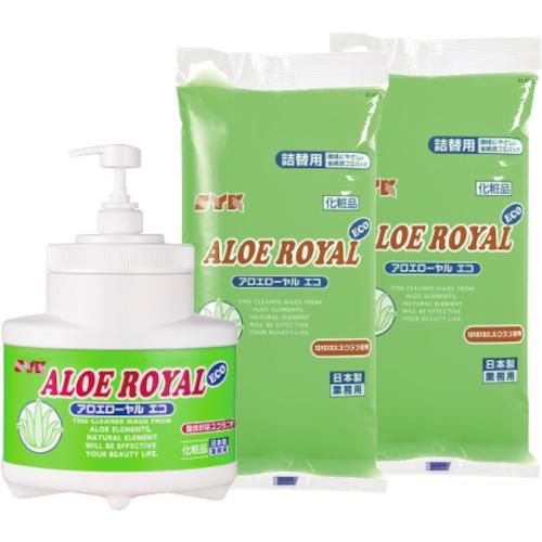 ■SYK ハンドソープ アロエローヤルエコ 3セット〔品番:S3003〕【5678640:0】[店頭受取不可]