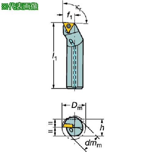 ■SANDVIK コロターン107 旋削加工用防振カートリッジボーリングバー(430)〔品番:F12QSTFCL09R〕【5708591:0】[店頭受取不可]