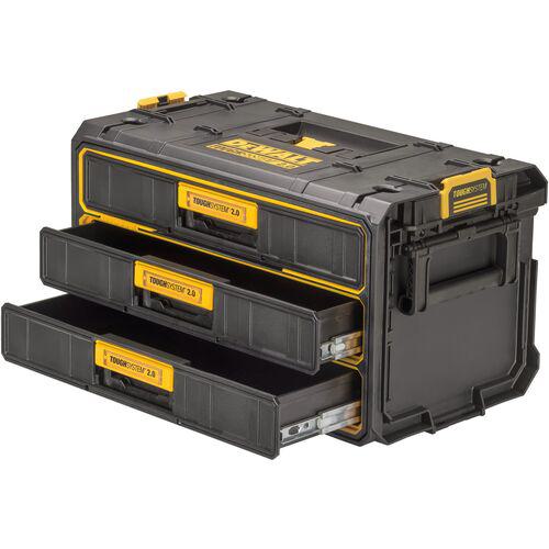■DEWALT タフシステム2.0 3段引き出しチェスト〔品番:DWST083301〕【5710682:0】[店頭受取不可]_1