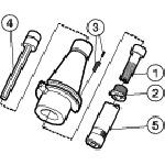 ■SANDVIK T-MAX Uトレパニングドリル用カセット(470)〔品番:L430.26111706〕【5713706:0】[店頭受取不可]