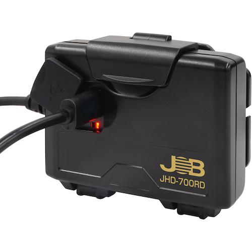 ■ジョブマスター LEDヘッドライト 兼用タイプ〔品番:JHD700RD〕【5804118:0】[店頭受取不可]_2