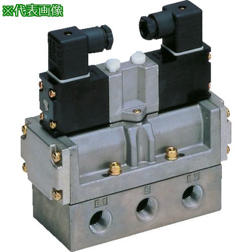 ■CKD 電磁弁 パイロット式5ポート弁セレックスバルブ 4Fシリーズ 10C Rc3/8 DC24V〔品番:4F42010DC24V〕【5806909:0】[店頭受取不可]