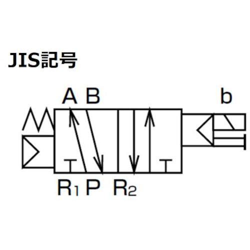 ■CKD 電磁弁 パイロット式5ポート弁セレックスバルブ 4Kシリーズ 12C Rc3/8 DC24V〔品番:4KB41010DC24V〕【5807743:0】[店頭受取不可]