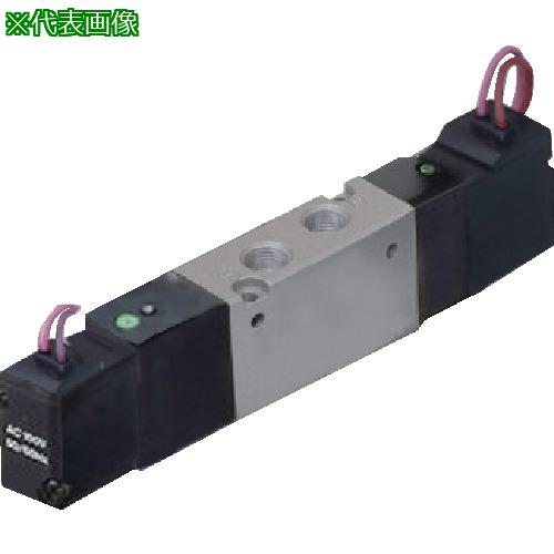■CKD 電磁弁 パイロット式5ポート弁セレックスバルブ 4Kシリーズ 5.6C Rc1/4 AC100V〔品番:4KA32008AC100V〕【5807352:0】[店頭受取不可]