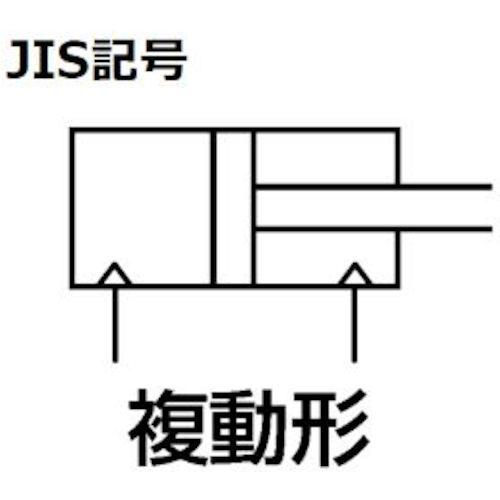 ■CKD エアシリンダ セレックスシリンダ 基本形 チューブ内径63 ストローク100 RCねじ 両側エアクッション〔品番:SCA20063B100〕【5823439:0】[店頭受取不可]_1