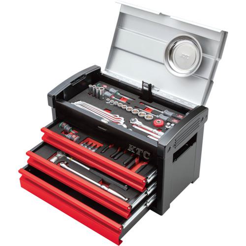 ■KTC 工具セット(チェストタイプ)[66点]〔品番:SK3660ESW〕【5851665:0】[店頭受取不可]