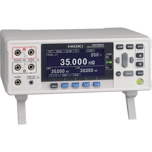 □HIOKI 抵抗計(EXT I/O・RS-232C・USB付)〔品番:RM354401〕【5930462: