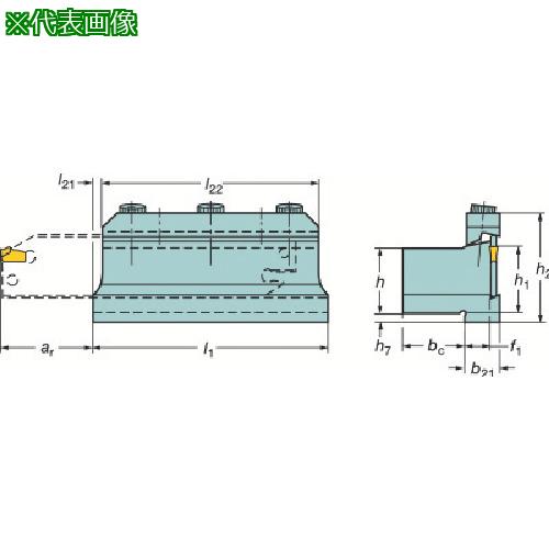 ■SANDVIK T-Max Q-カット ツールブロック(420)〔品番:151.2202025〕【6000665:0】[店頭受取不可] 27,335円