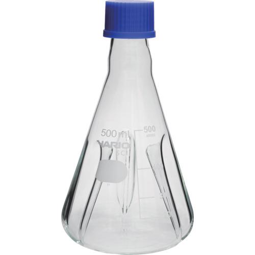 ■HARIO バッフル付きねじ口三角フラスコ 500mL〔品番:BNSF500SCI〕【6012855:0】[店頭受取不可]