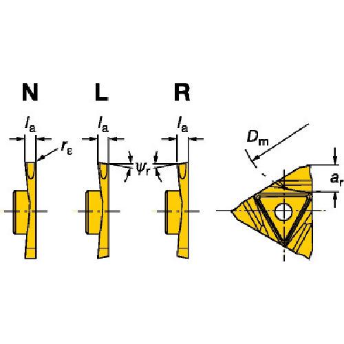 ■SANDVIK コロカット1・2 突切り加工用チップ(320) 1125《10個入》〔品番:R123E202001501CS〕【6037585×10:0】[店頭受取不可]