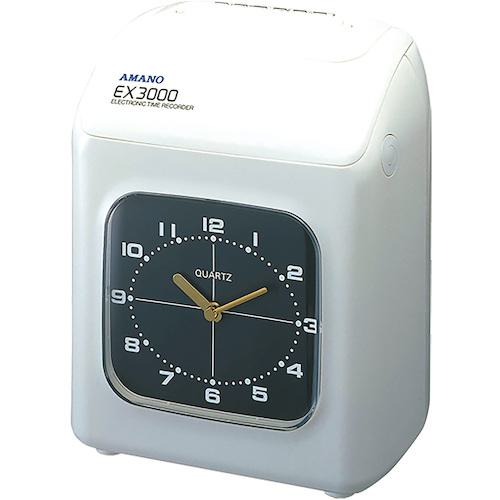 ■アマノ タイムレコーダーEXー3000J〔品番:EX3000J〕【6096156:0】[店頭受取不可]