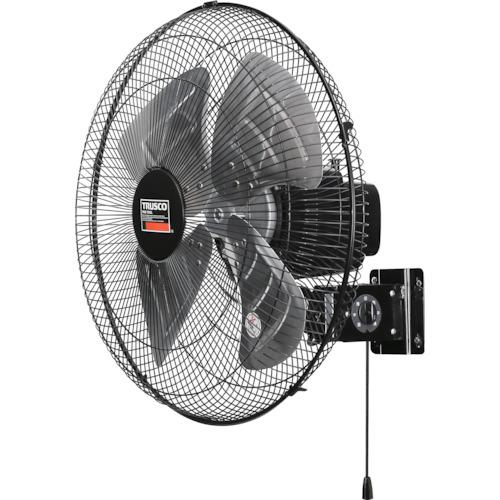 ■TRUSCO 全閉式工場扇 ジェネラルファン 壁掛けタイプ アルミハネ ブラック〔品番:TFBA45WBK〕【6102753:0】[店頭受取不可]