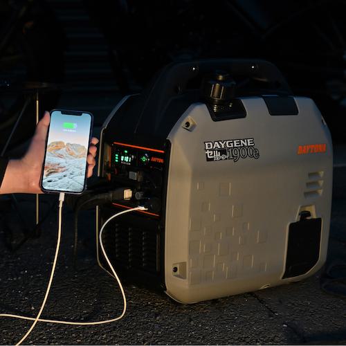 ■デイトナ インバーター発電機 DAYGENE1900e リモコン付き〔品番:55004〕【6345752:0】[店頭受取不可]_11