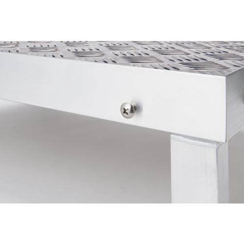 ■ハセガワ 連結低床アルミステップ 0.10m〔品番:DCS5310〕【6517818:0】[店頭受取不可]_1