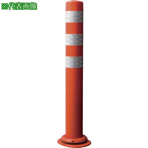 ■積水 車線分離標 ポールコーンCITY R 一本脚 M16 PCCTR-80RW-F 赤〔品番:PCCTR80RWFTT6〕【6519481:0】[店頭受取不可]