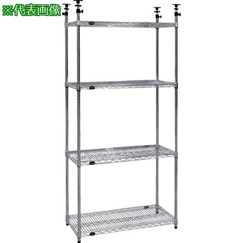 ■TRUSCO スチール製メッシュテンションラック W905XD305XH1978-2478 4段〔品番:TMET334〕【6524835:0】[店頭受取不可] 23,925円