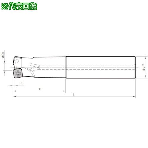 ■京セラ 高送りカッタ MFH Harrier エンドミル(SOMT10タイプ)ストレートシャンク 刃径28mm 刃数2枚 全長140mm シャンク径25mm〔品番:MFH28S25102T〕【6546544:0】[店頭受取不可]