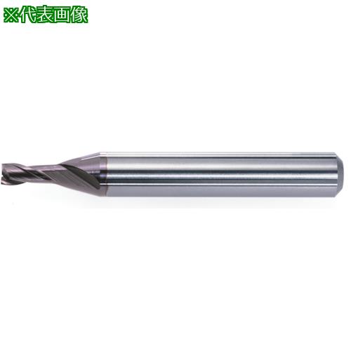 ■三菱K 2枚刃エムスター汎用 超硬スクエアエンドミルミディアム刃長(M)5.2mm〔品番:MS2MSD0520〕【6577679:0】[店頭受取不可]