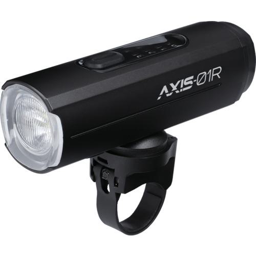 ■GENTOS バイクライト AXS-01R AXIS充電式バイクライト〔品番:AXS01R〕【6610983:0】[店頭受取不可]