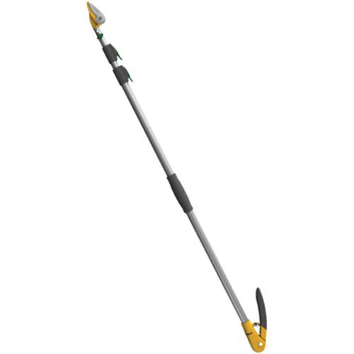 ■musashi 高枝切りハサミ 軽量すご腕プッシュカット 3段式アンビル刃〔品番:NO530〕【6611636:0】[店頭受取不可]