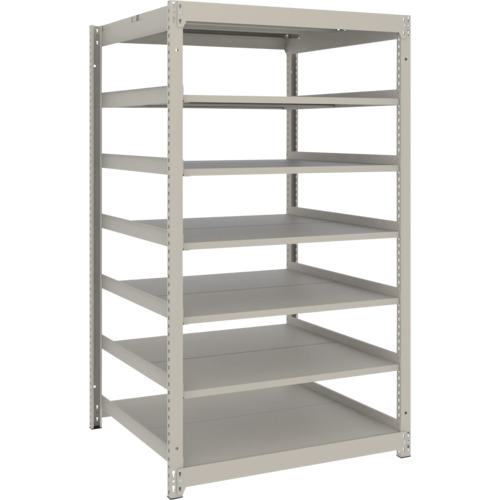 □TRUSCO スチールラック 薄板ラック(棚板分割タイプ、耐荷重100Kg)900×875