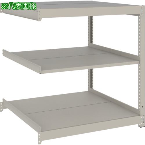 ■TRUSCO スチールラック 薄板ラック(棚板分割タイプ、耐荷重100Kg)900×595×H900 3段連結 ネオグレー〔品番:UL3363B〕【6626551:0】[店頭受取不可]