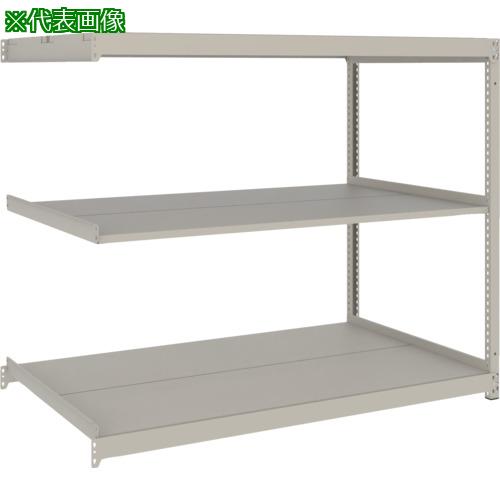 ■TRUSCO スチールラック 薄板ラック(棚板分割タイプ、耐荷重100Kg)1500×875×H1500 3段連結 ネオグレー〔品番:UL5593B〕【6626573:0】[店頭受取不可]