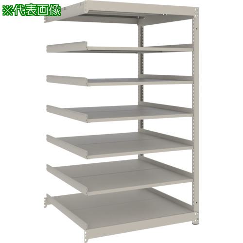 □TRUSCO スチールラック 薄板ラック(棚板分割タイプ、耐荷重100Kg)900×595