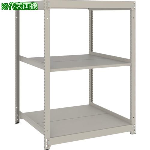 ■TRUSCO スチール写真仕合わせ 薄板仕合わせ(棚板取り分ける印字機、耐荷重100Kg)1200×875×H1500 3段単体 ネオ薄墨色〔品番:UL5493〕【6634551:0】[店先受け取り証書不可]