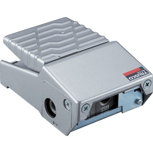 ■TRUSCO 足踏み切替え弁 ロック付き ポート3〔品番:TP4PC31R8〕【6652088:0】[店頭受取不可]