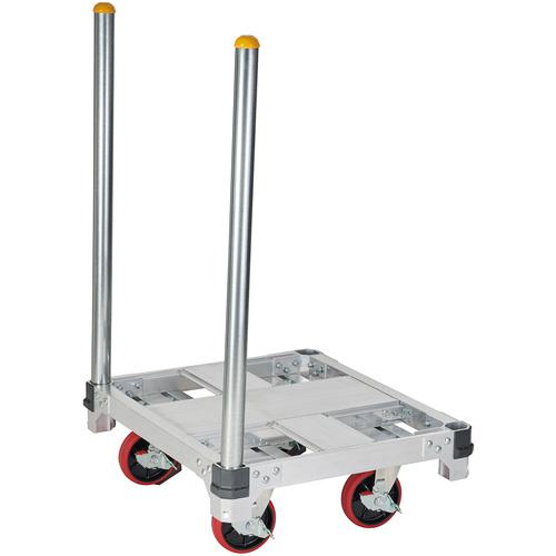 ■【在庫限り】ハセガワ アルミ運搬車 イットン台車 4輪ミニタイプ〔品番:FC40775〕【6683081:0】[店頭受取不可]_6