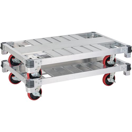 ■ハセガワ アルミ運搬車 イットン台車 4輪スタンダードタイプ〔品番:FC41275〕【6683080:0】[店頭受取不可]_7