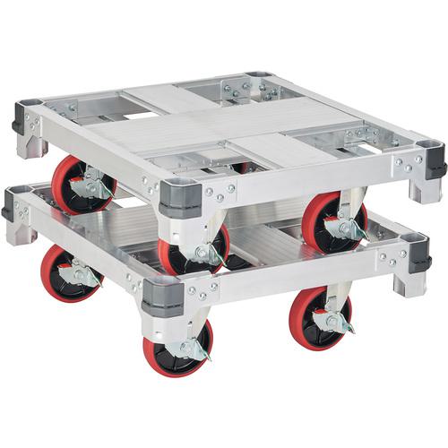 ■【在庫限り】ハセガワ アルミ運搬車 イットン台車 4輪ミニタイプ〔品番:FC40775〕【6683081:0】[店頭受取不可]_7