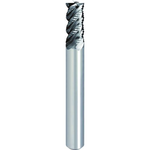 ■三菱K 4枚刃スマートミラクル制振 超硬ライフィングエンドミルショット刃長(S)8mm〔品番:VQSVRD0800〕【6695981:0】[店頭受取不可]