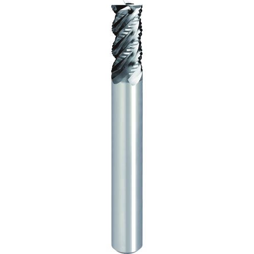 ■三菱K 4枚刃スマートミラクル制振 超硬ライフィングエンドミルショット刃長(S)12mm〔品番:VQSVRD1200〕【6696023:0】[店頭受取不可]