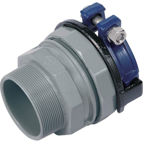 ■SKカワニシ 塩ビ管用継手 SKXおねじ付ソケット V100〔品番:SKXOSV100〕【6741699:0】[店頭受取不可]