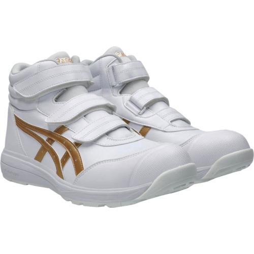 ■ASICS ウィンジョブ CP312 ホワイト×ピュアゴールド 29.0cm〔品番:1273A111.10029.0〕【6753507:0】[店頭受取不可]
