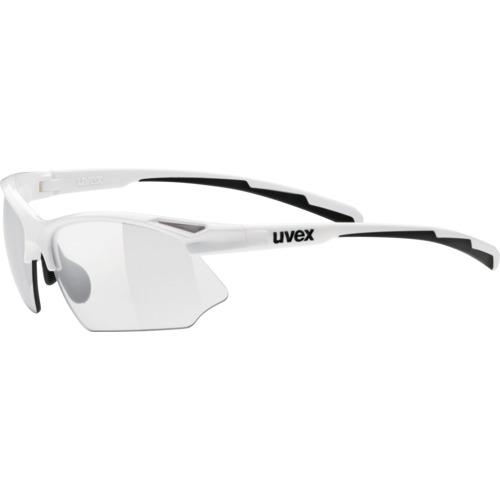 ■【在庫限り】UVEX サングラス uvex sportstyle 802 V ホワイト 調光〔品番:5308728801UVEX〕【6759270:0】[店頭受取不可]