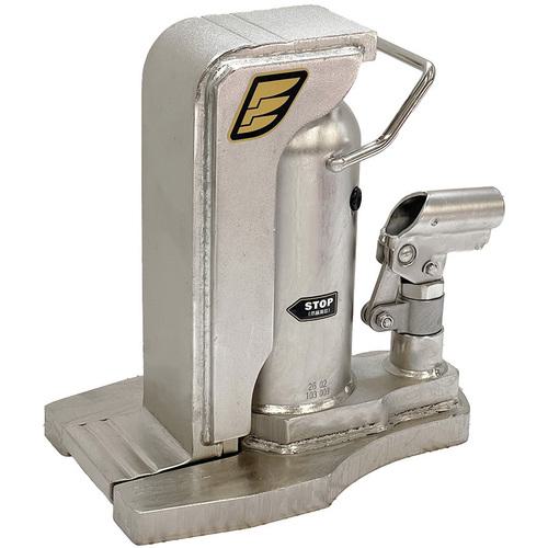 ■イーグル クリーンルームレバー回転爪つきジャッキ 爪能力5t〔品番:E100C〕【6771791:0】[店頭受取不可]