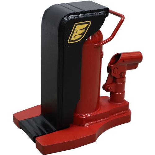 ■イーグル レバー回転・安全弁付爪つきジャッキ 爪能力5t〔品番:E100〕【6771822:0】[店頭受取不可]