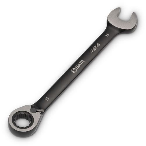 ■SATA 切替式コンビネーションラチェットレンチセット 黒[12点]〔品番:ST08044B〕【6793451:0】[店頭受取不可]_6