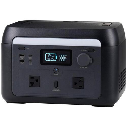 ■ELECOM ポータブル電源 512Wh AC定格出力600W AC×2 ブラック〔品番:DEPS500PBK〕【6795234:0】[店頭受取不可]_3